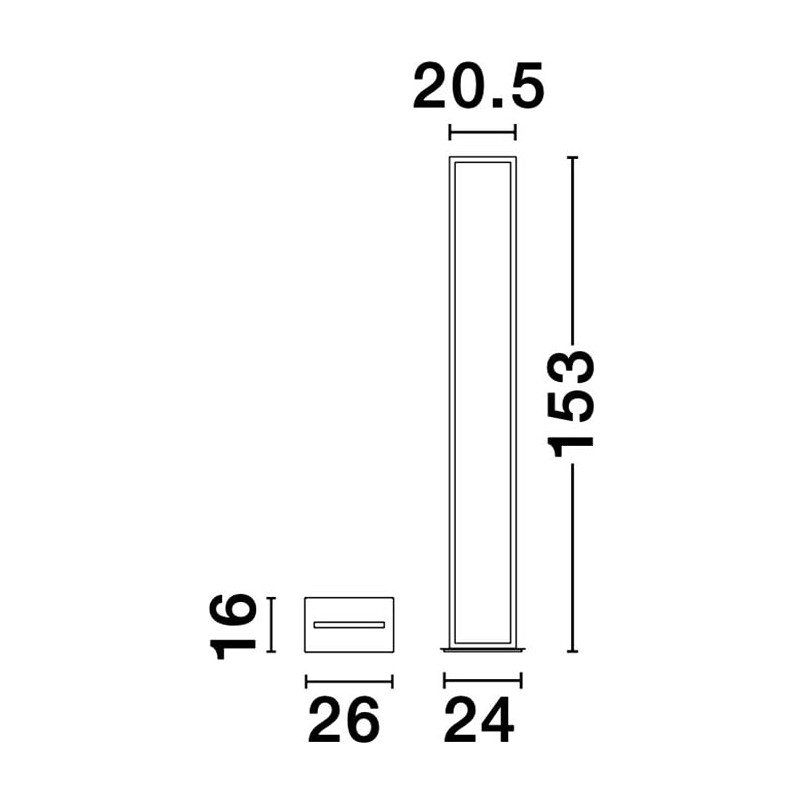 Lampa podłogowa LED Frame - Minimalistyczny design | Decolab24