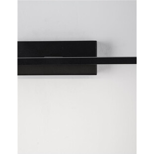 Kinkiet łazienkowy LED Cleos - czarny, 41,5cm | Decolab24