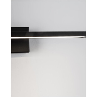 Kinkiet łazienkowy LED Cleos - czarny, 41,5cm | Decolab24