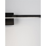 Kinkiet łazienkowy LED Cleos - czarny, 41,5cm | Decolab24