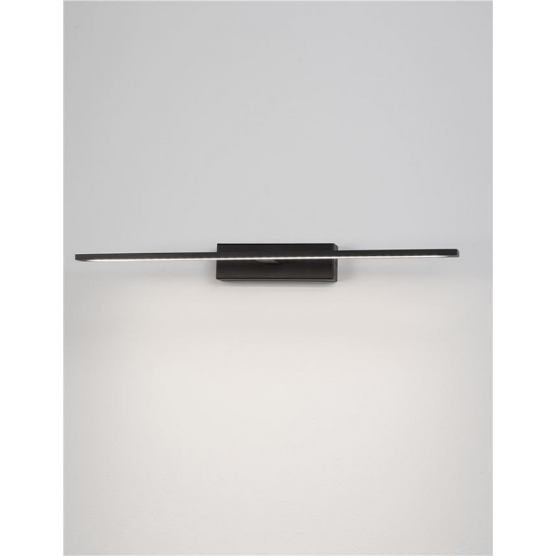 Kinkiet łazienkowy LED Cleos 62cm czarny | Decolab24