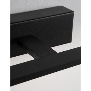 Kinkiet łazienkowy LED Cleos 62cm czarny | Decolab24