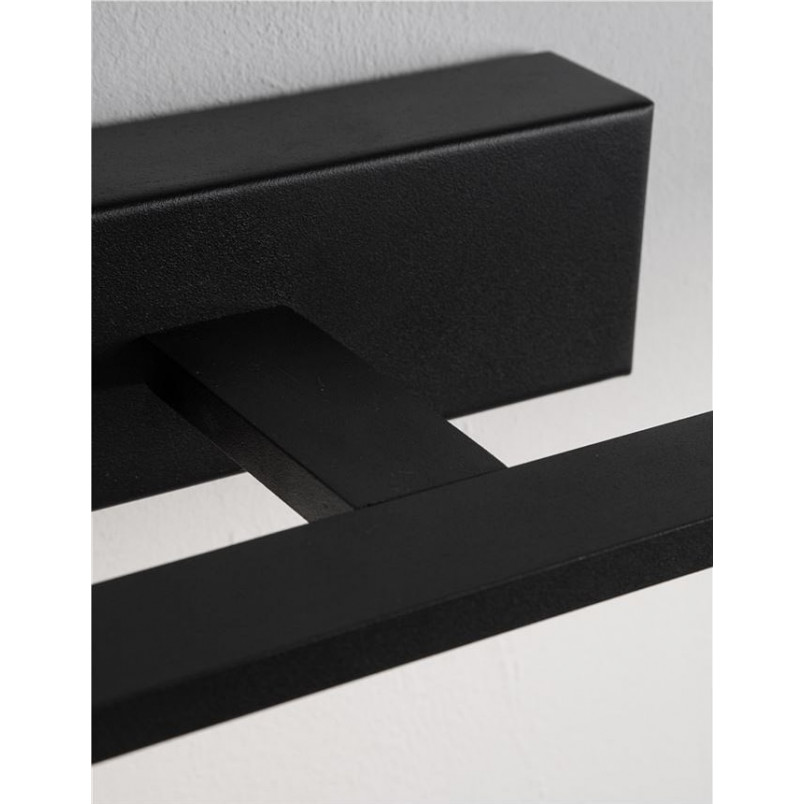 Kinkiet łazienkowy LED Cleos 62cm czarny | Decolab24