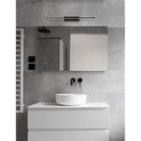Kinkiet łazienkowy LED Cleos 62cm czarny | Decolab24