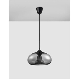 Lampa wisząca Zandor - nowoczesny design, szkło i chrom | Decolab24