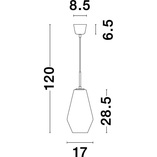 Lampa wisząca szklana Renne | Nowoczesny design - Decolab24