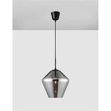 Lampa wisząca szklana Renne | Chrom, E27 | Decolab24