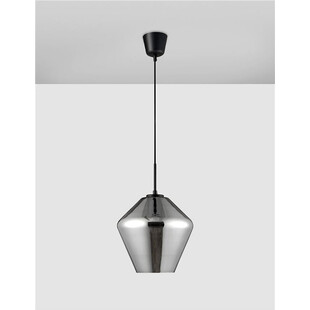 Lampa wisząca szklana Renne | Chrom, E27 | Decolab24