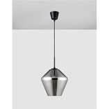 Lampa wisząca szklana Renne | Chrom, E27 | Decolab24