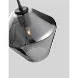 Lampa wisząca szklana Renne | Chrom, E27 | Decolab24