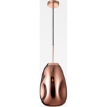 Lampa wisząca miedziana Crumpled | Szkło, E27 | Decolab24