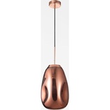 Lampa wisząca miedziana Crumpled | Szkło, E27 | Decolab24