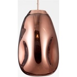 Lampa wisząca miedziana Crumpled | Szkło, E27 | Decolab24