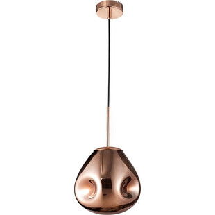 Lampa wisząca miedziana Crumpled - Decolab24 | Szkło E27