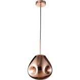 Lampa wisząca miedziana Crumpled - Decolab24 | Szkło E27