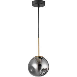 Lampa wisząca szklana kula Dent 15cm - Decolab24