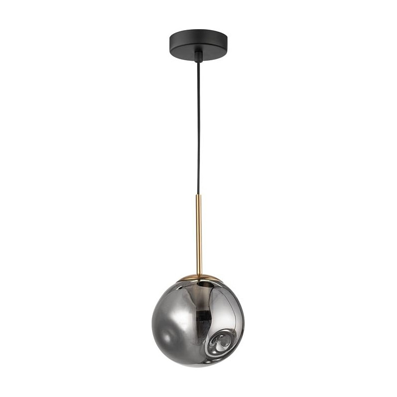 Lampa wisząca szklana kula Dent 15cm - Decolab24