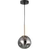 Lampa wisząca szklana kula Dent 15cm - Decolab24