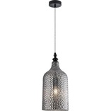 Lampa wisząca szklana Tauron | Szkło dymione, E27 - Decolab24