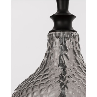 Lampa wisząca szklana Tauron | Szkło dymione, E27 - Decolab24
