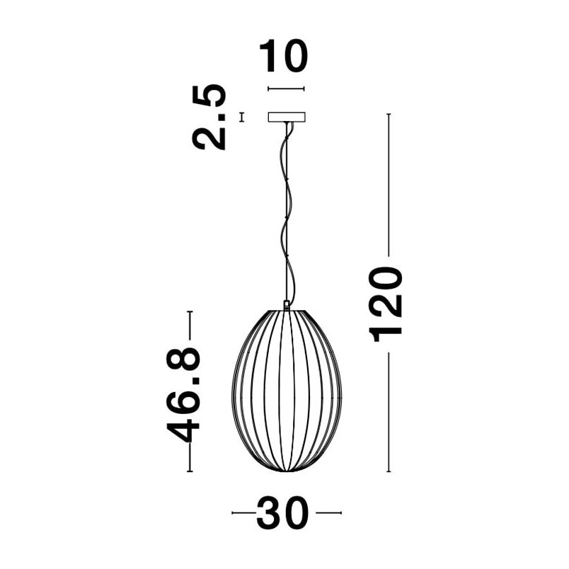 Lampa wisząca szklana Jong - Elegancki design | Decolab24