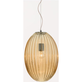 Lampa wisząca szklana bursztynowa Jong 30cm | Decolab24