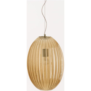 Lampa wisząca szklana bursztynowa Jong 30cm | Decolab24