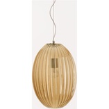 Lampa wisząca szklana bursztynowa Jong 30cm | Decolab24