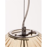 Lampa wisząca szklana bursztynowa Jong 30cm | Decolab24