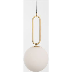 Lampa wisząca kula biało-złota | Decolab24