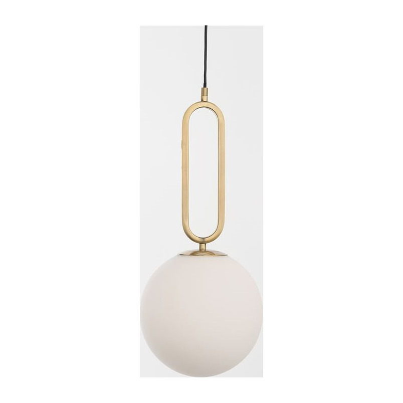Lampa wisząca kula biało-złota | Decolab24