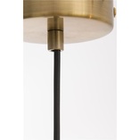 Lampa wisząca kula szklana biało-złota | Decolab24