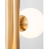 Lampa Wisząca Klein III - Białe Kule, Mosiądz | Decolab24