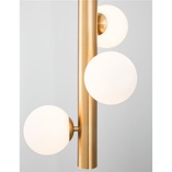 Lampa Wisząca Klein III - Białe Kule, Mosiądz | Decolab24
