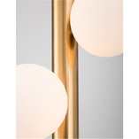 Lampa wisząca Klein - Glamour, szkło, mosiądz | Decolab24