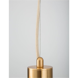 Lampa wisząca Klein - Glamour, szkło, mosiądz | Decolab24