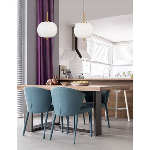 Lampa wisząca szklana glamour Tamo | Biało-mosiężna 30cm