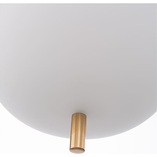 Lampa wisząca szklana biało-złota Tamo 22cm | Decolab24