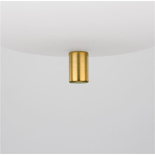 Lampa wisząca szklana Tamo | Biało-złota, glamour | Decolab24