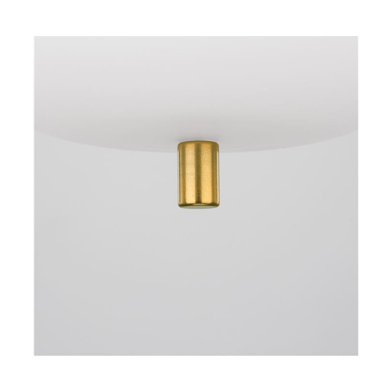 Lampa wisząca szklana Tamo | Biało-złota, glamour | Decolab24