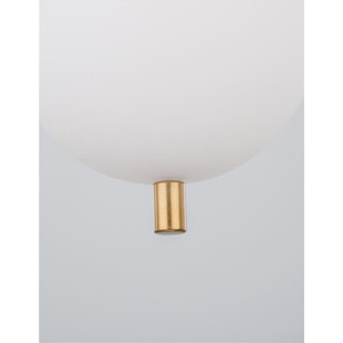 Lampa wisząca szklana biało-złota Tamo | Decolab24