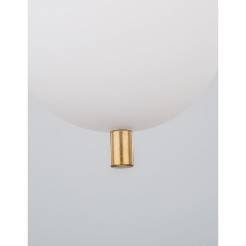 Lampa wisząca szklana biało-złota Tamo | Decolab24