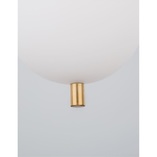 Lampa wisząca szklana biało-złota Tamo | Decolab24