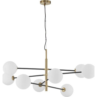 Lampa wisząca szklane kule Glasbollar VIII biało-złota