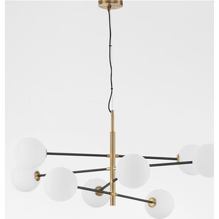 Lampa wisząca Glasbollar VIII - biało-złote kule | Decolab24