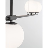 Lampa wisząca Bola IV | Szkło biało-czarne 100cm | Decolab24