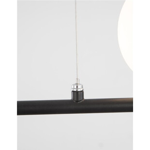 Lampa wisząca Bola IV | Szkło biało-czarne 100cm | Decolab24