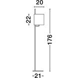 Lampa podłogowa biała Manaya | Decolab24