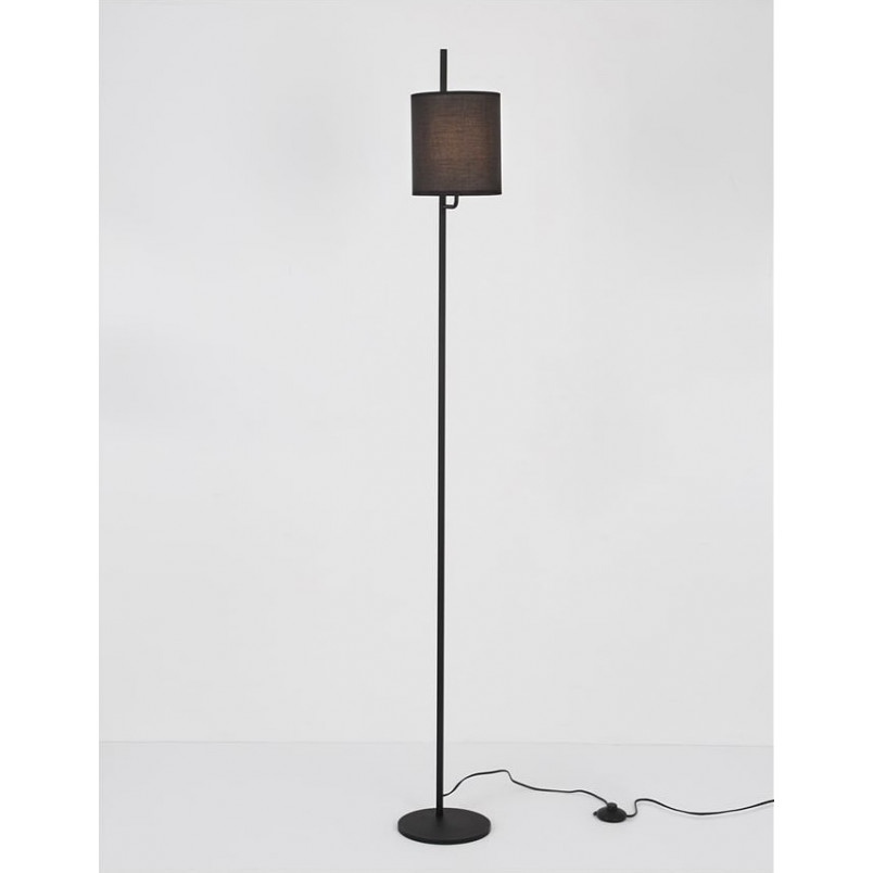 Lampa podłogowa czarna Manaya - Minimalistyczny design | Decolab24