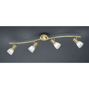 Reflektor sufitowy LED Levisto IV - Trio | 4 punkty, mosiądz
